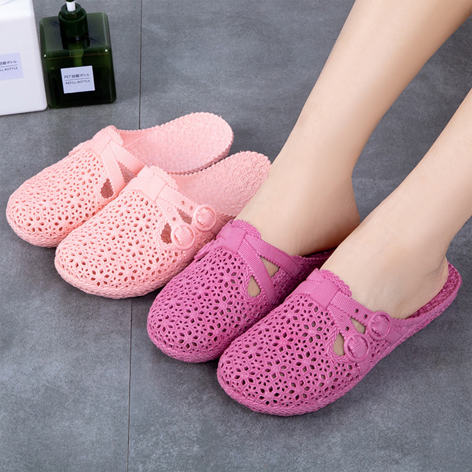 Embroidery Flat Shoes - Zapatillas transpirables con punta envolvente para