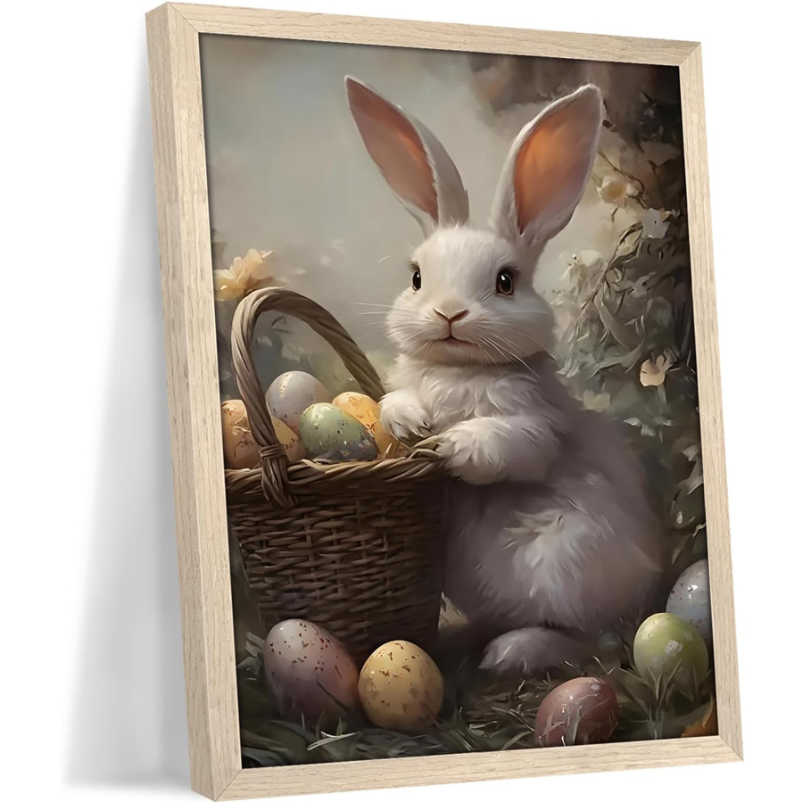 Embroidery Egg - Pintura de Diamantes de Conejo de
