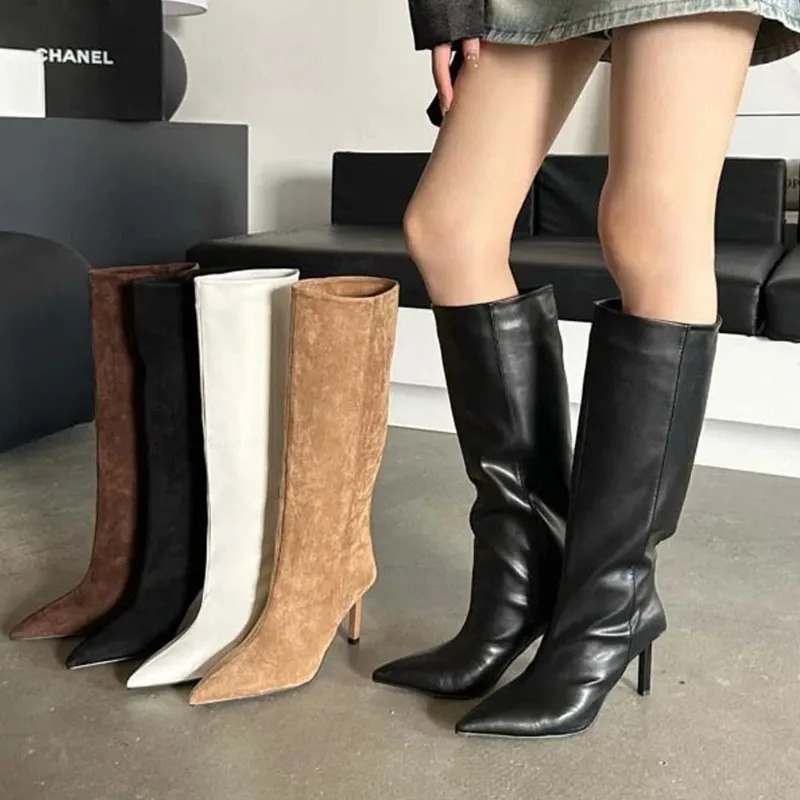 Embroidery Designer - Botas Largas de lujo para Mujer,