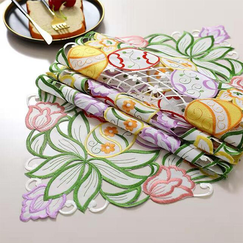 Embroidery Egg - Europa elegante hueco huevo de Pascua