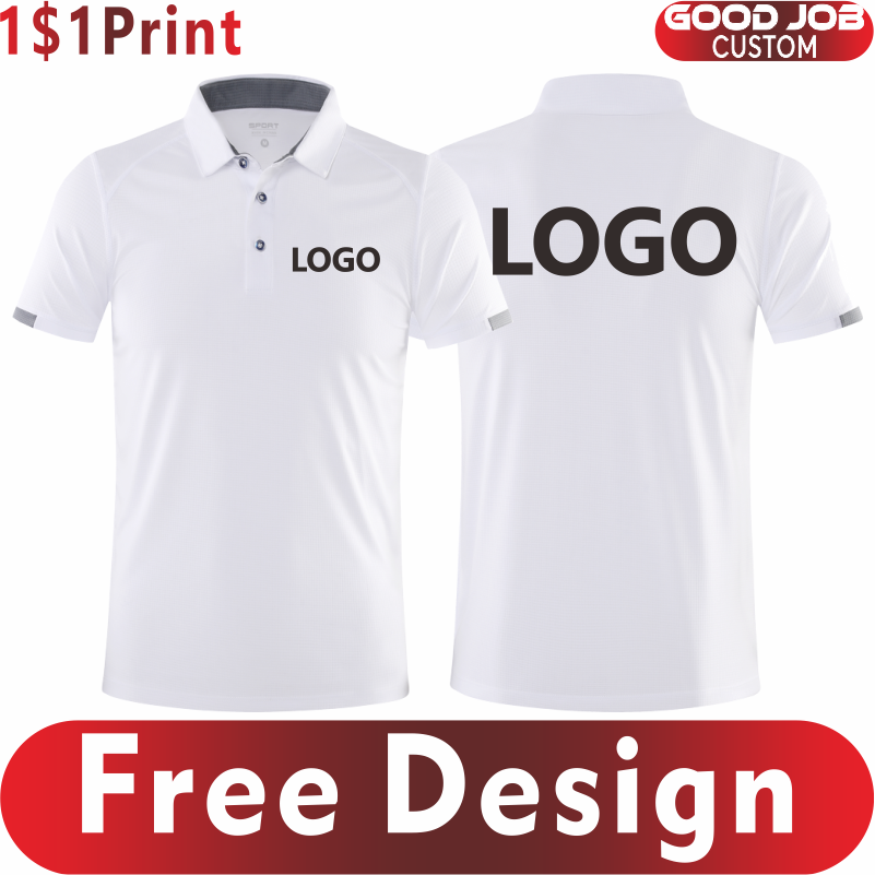 Embroidery Design Logo - Polo deportivo de secado rápido, diseño
