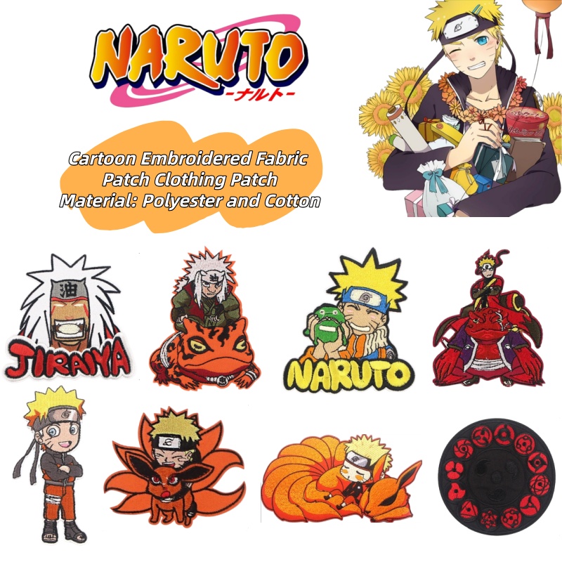Embroidery Patch - Parche bordado personalizado de Naruto, estilo