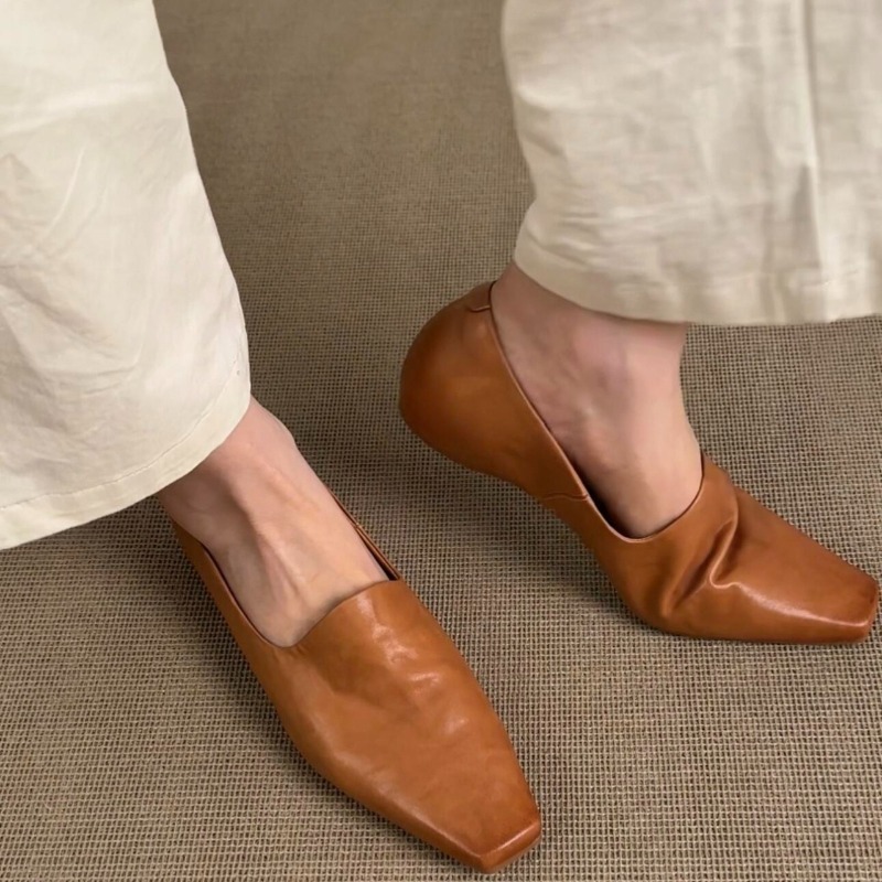 Embroidery Flat Shoes - Mocasines Planos Retro para Mujer, Estilo