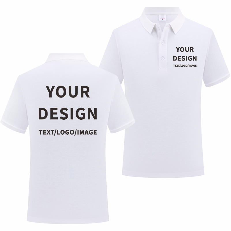 Polo de negocios de verano con - Embroidery Design Logo reseña y precio
