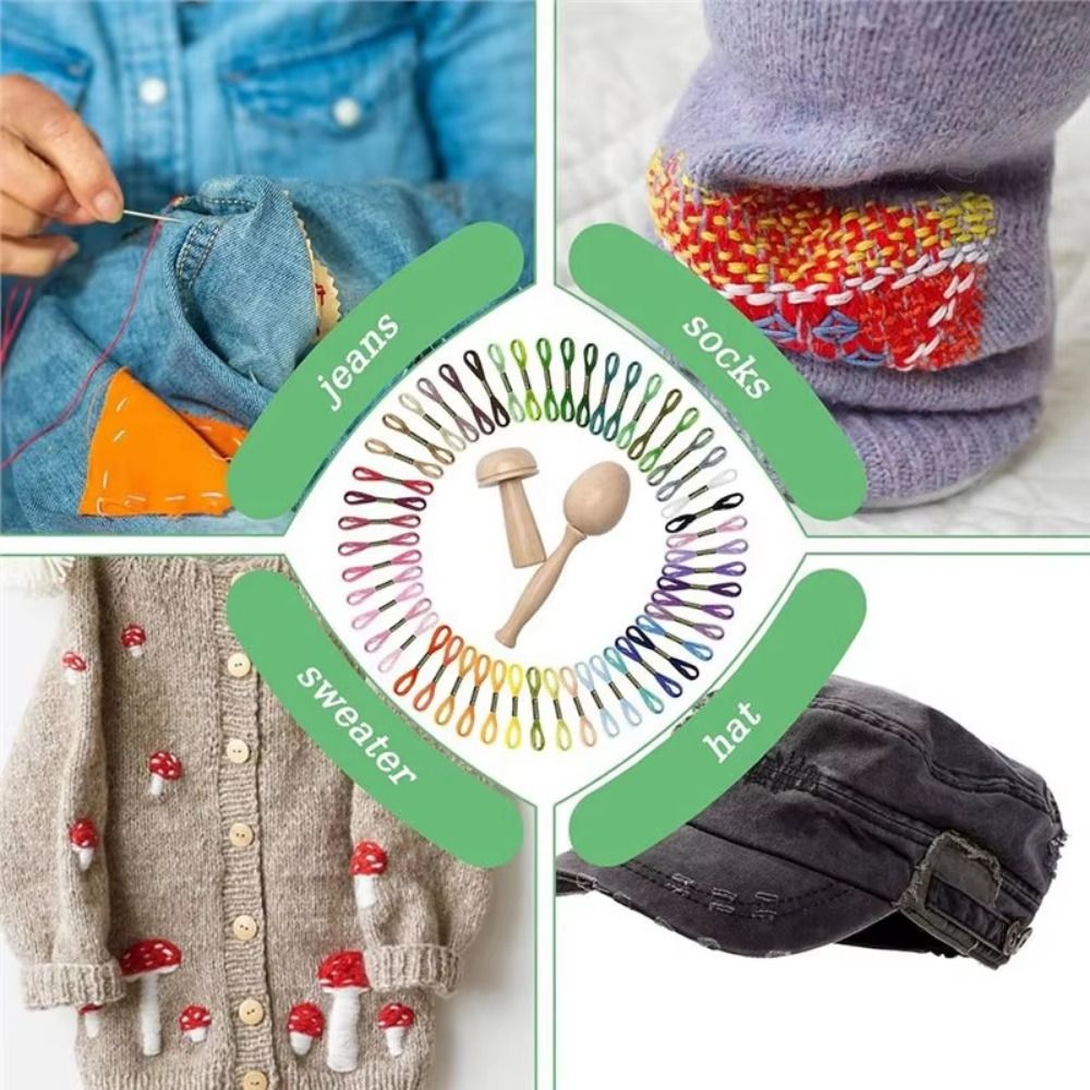 Kit de Reparación de Calcetine - Embroidery Egg reseña y precio