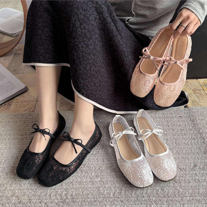 Zapatos planos de Ballet suave - Embroidery Flat Shoes reseña y precio