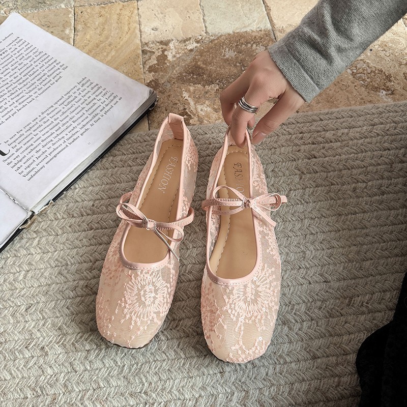 Zapatos planos de Ballet suave - Embroidery Flat Shoes reseña y precio