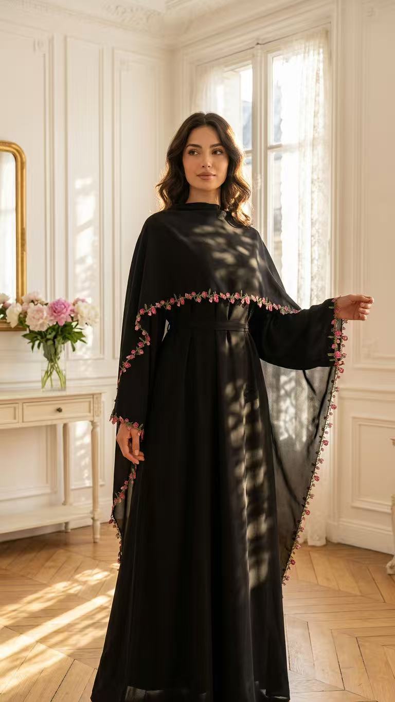 Elegantes Abayas Bordadas, Ves - Embroidery Kebaya reseña y precio