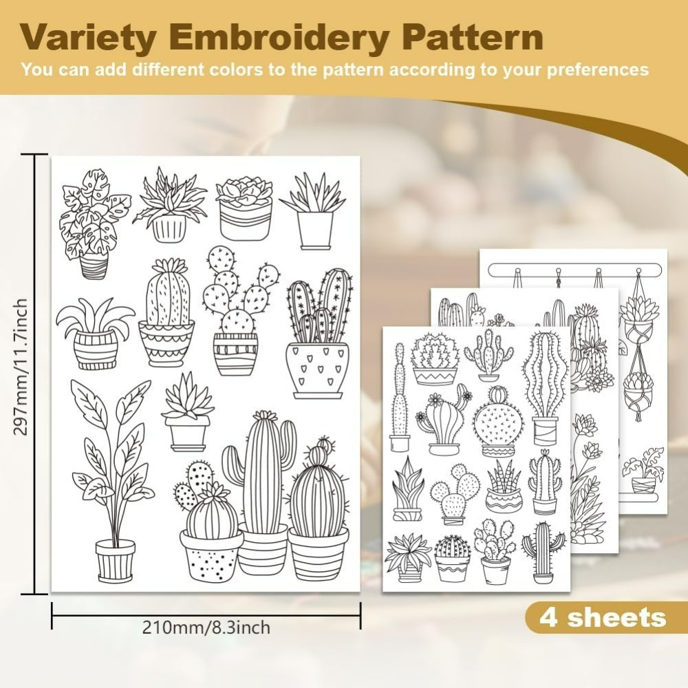 30 Uds. Estabilizadores de pat - Embroidery Cloth reseña y precio