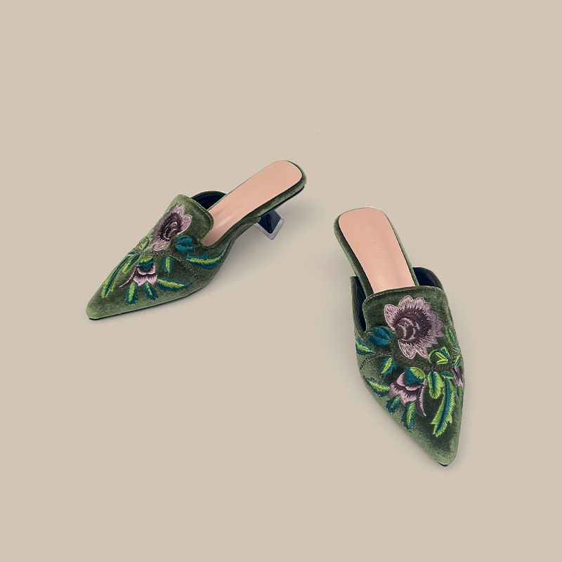 Zapatos de Mujer de Terciopelo - Embroidery Designer reseña y precio