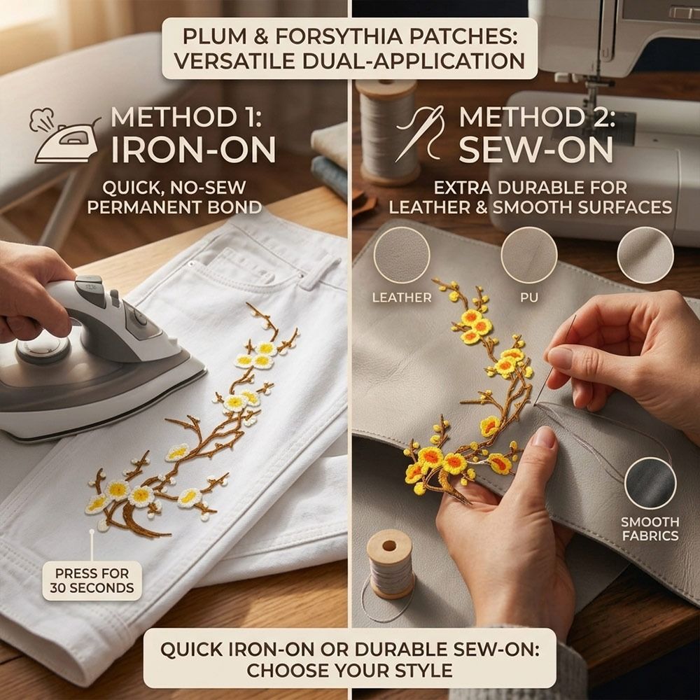 Parches Termoadhesivos de Flor - Embroidery Patch reseña y precio