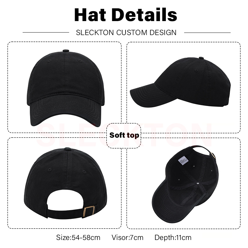 SLECKTON Gorra de béisbol pers - Embroidery Design Logo reseña y precio
