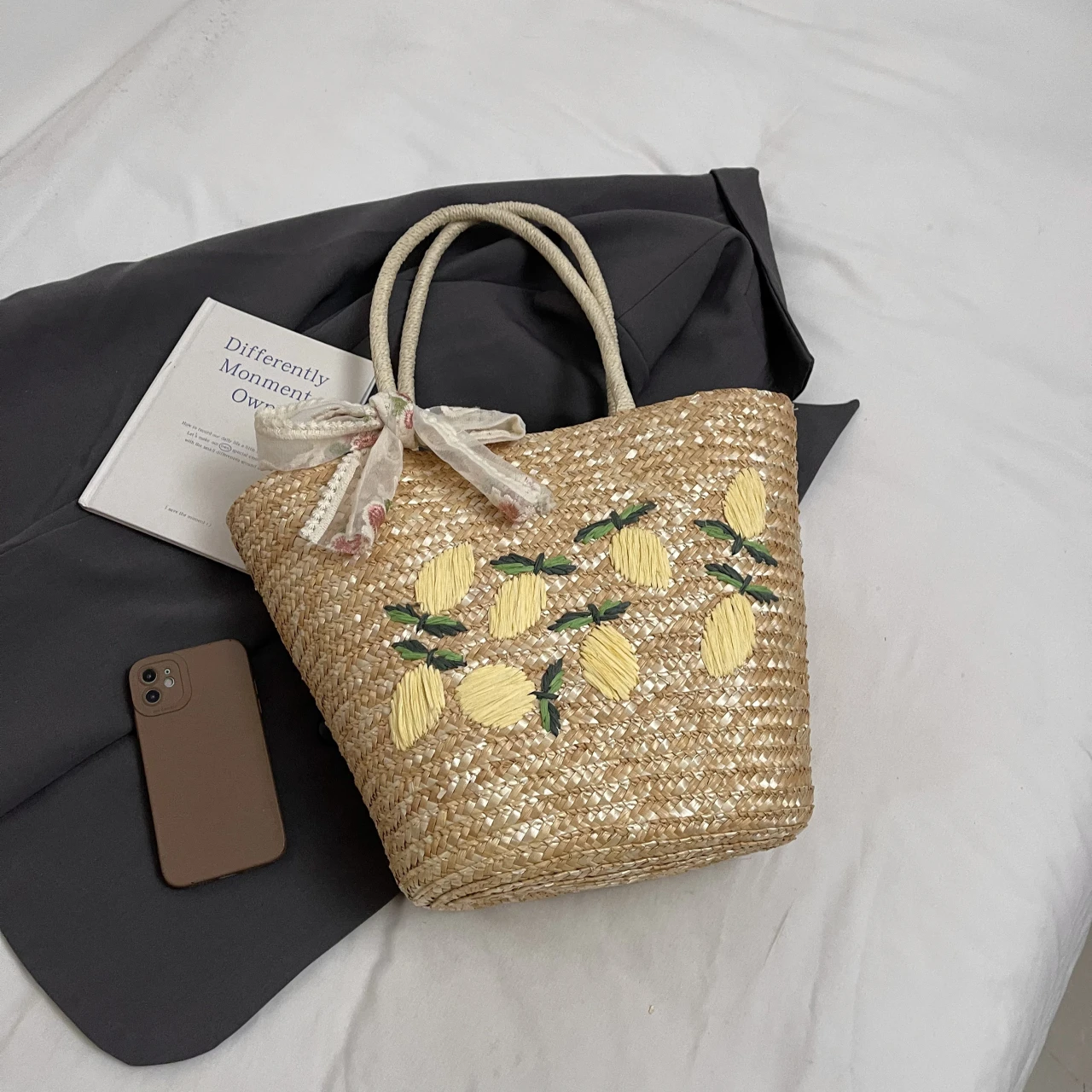 Bolso de hombro de playa de gr - Embroidery Kit Pouch reseña y precio