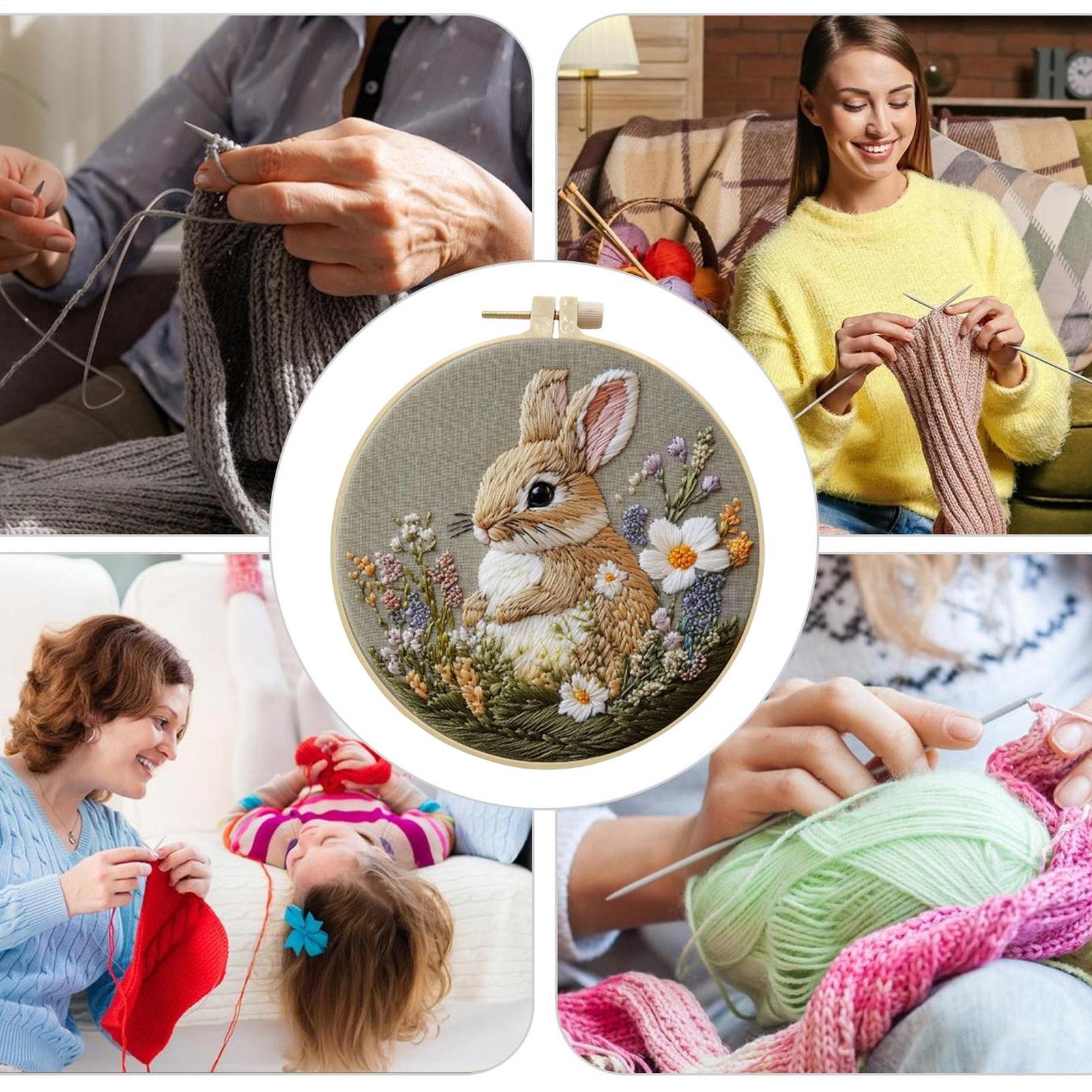 Kit de agujas e hilos para pri - Embroidery Egg reseña y precio