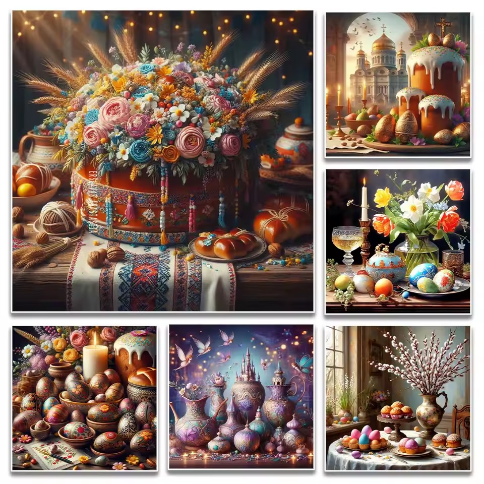 Pintura de Diamantes de Pascua - Embroidery Egg reseña y precio