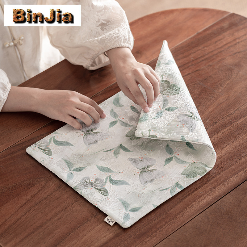 Manteles de mesa de té de dobl - Embroidery Cloth reseña y precio