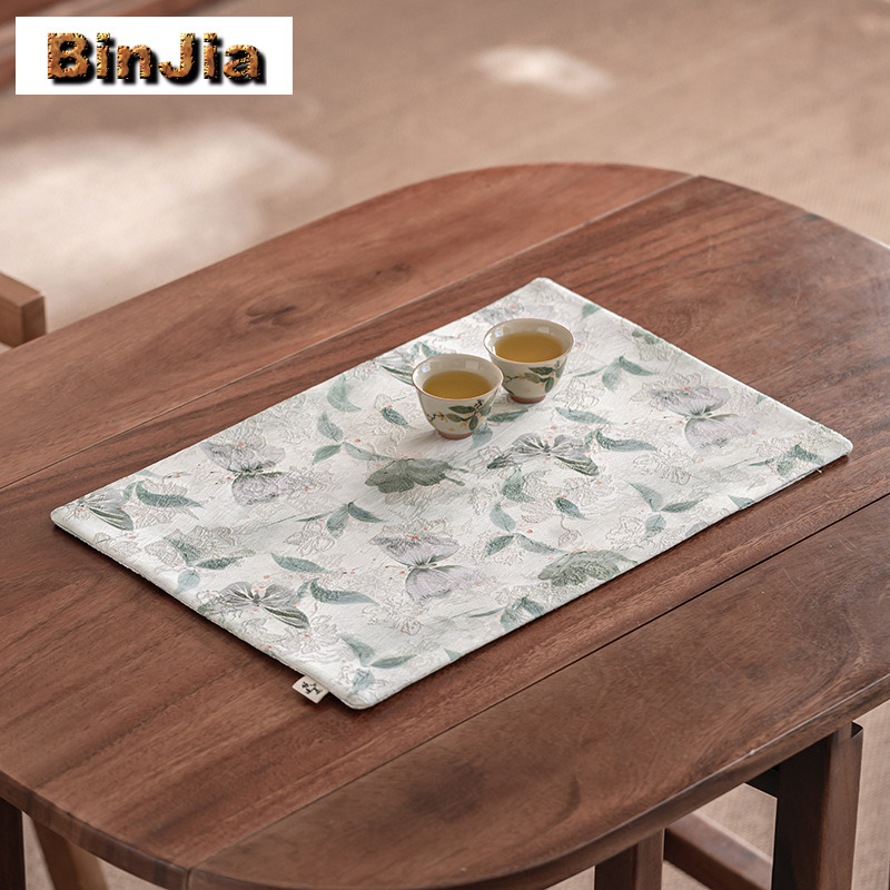 Manteles de mesa de té de dobl - Embroidery Cloth reseña y precio