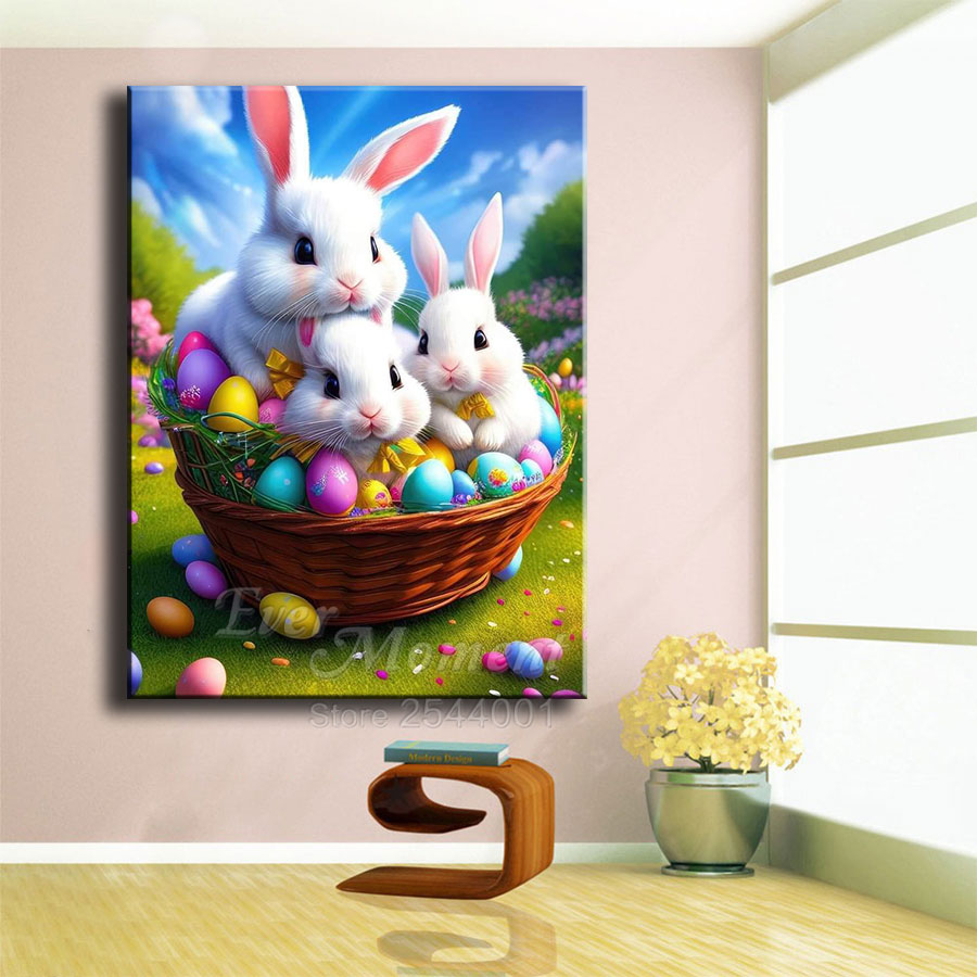 Pintura de Diamantes del Conej - Embroidery Egg reseña y precio