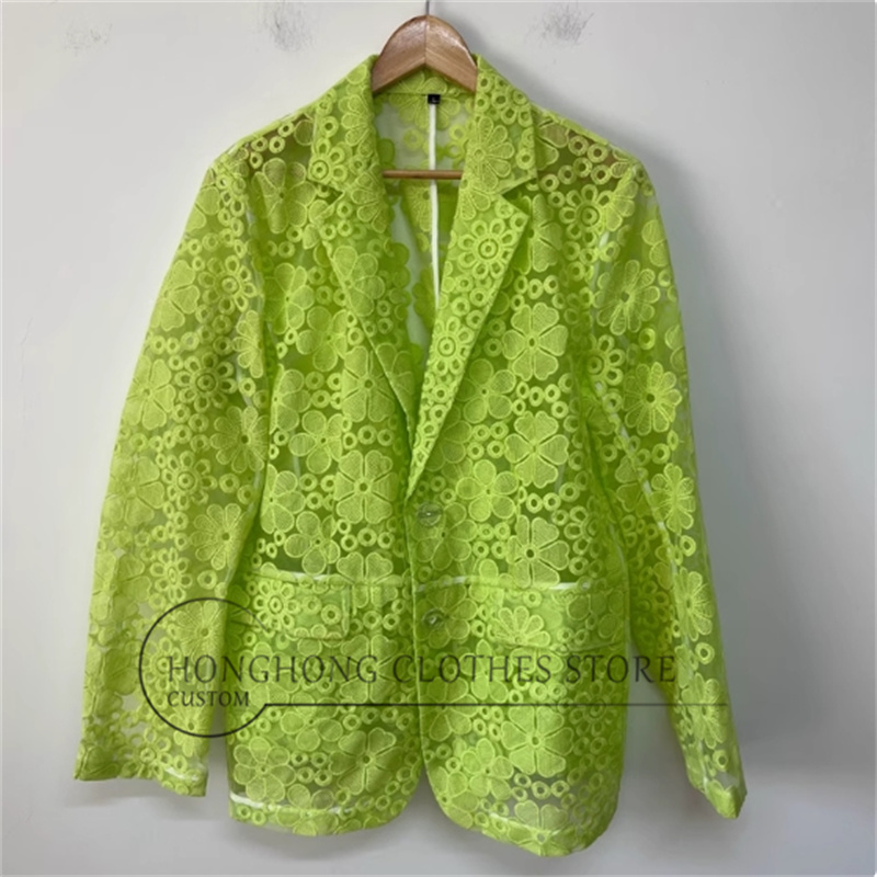 Ropa de hombre de escenario lu - Embroidery Yellow reseña y precio
