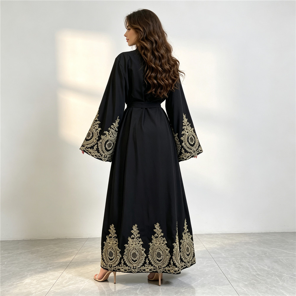 Nueva Abaya Dubai, Kimono de L - Embroidery Kebaya reseña y precio