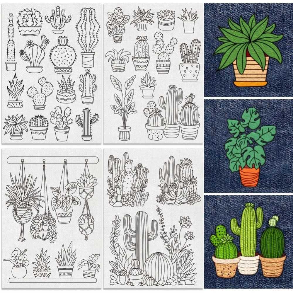 30 pegatinas de bordado de cac - Embroidery Cloth reseña y precio