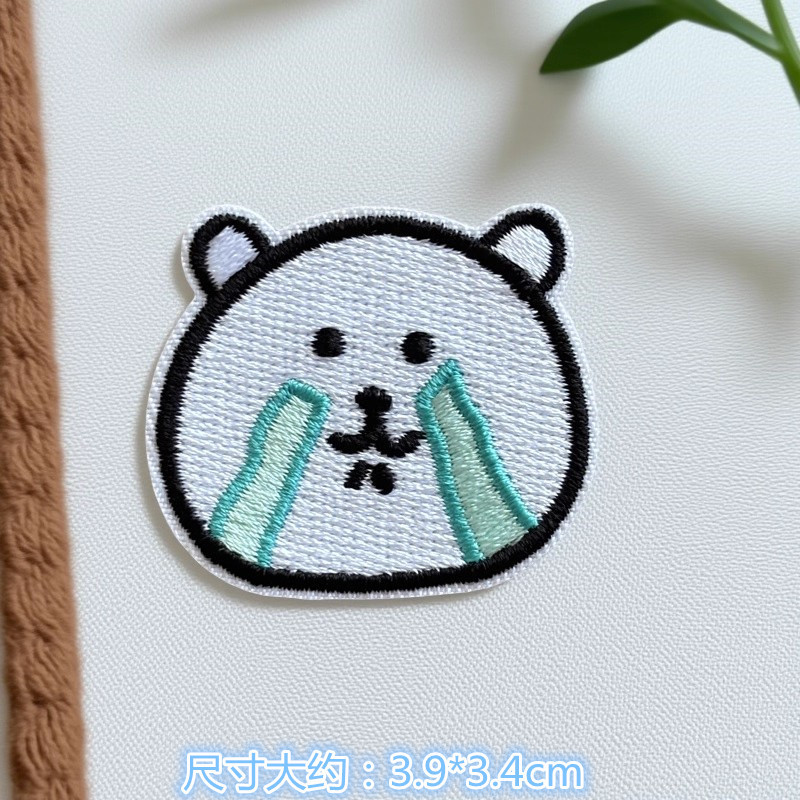 4 piezas de parches de tela bo - Embroidery Cloth reseña y precio