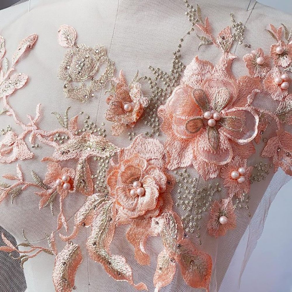 Parches de lentejuelas colorid - Embroidery Flower Pattern reseña y precio
