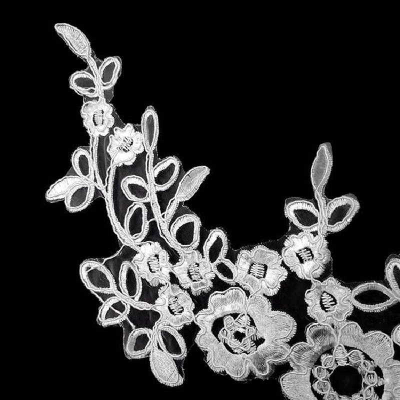 1 par de bordado en el patrón  - Embroidery Flower Pattern reseña y precio