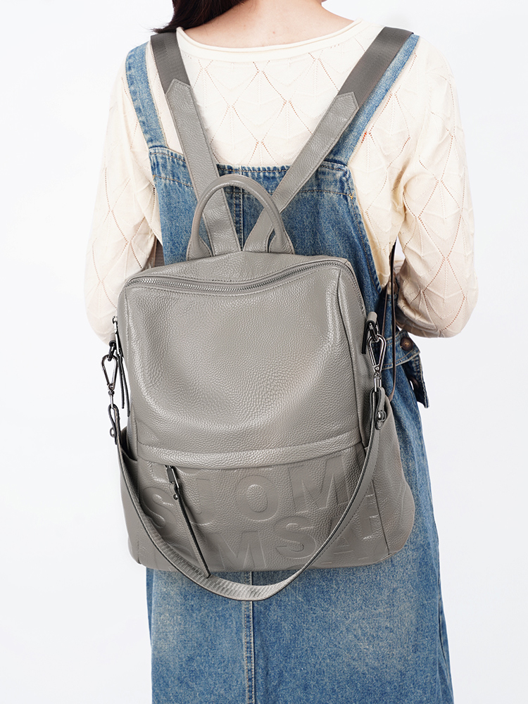 Mochila Zency Premium de Cuero - Embroidery Kit Pouch reseña y precio