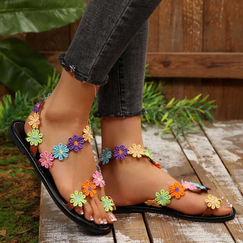 Sandalias de Diseño Bohemio co - Embroidery Designer reseña y precio