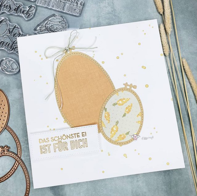 Piggy Craft troqueles de corte - Embroidery Egg reseña y precio