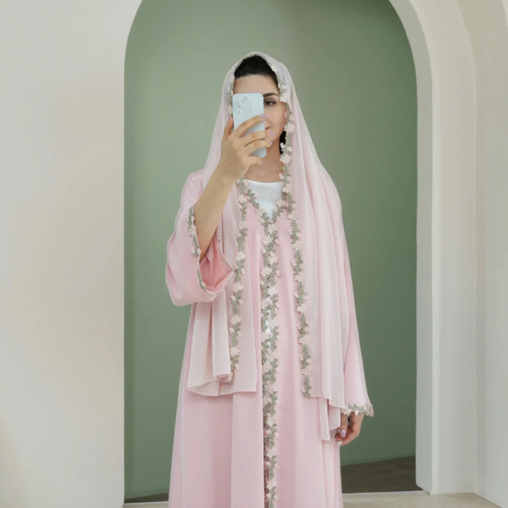 Nueva Abaya Abierta de Dubái,  - Embroidery Kebaya reseña y precio