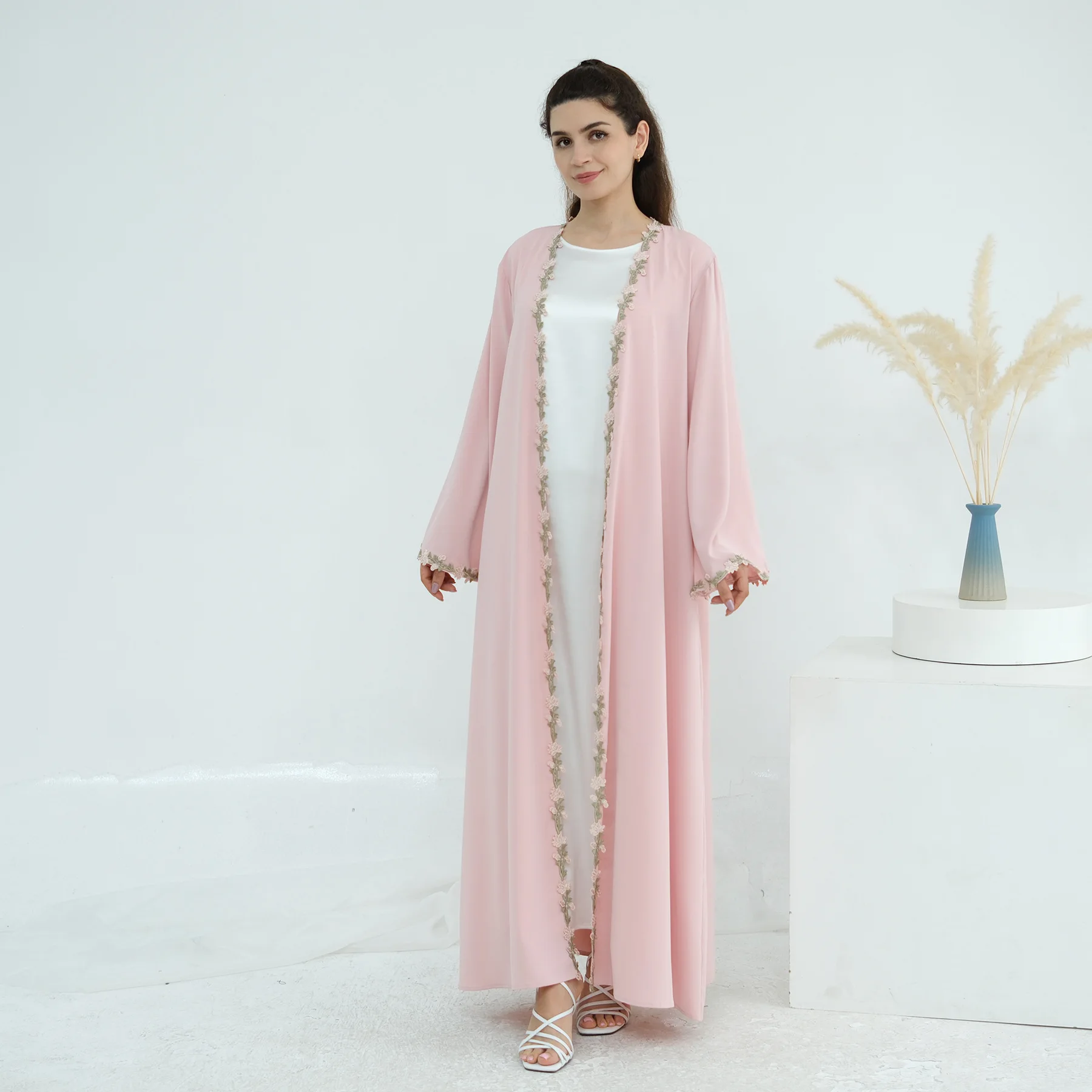 Nueva Abaya Abierta de Dubái,  - Embroidery Kebaya reseña y precio