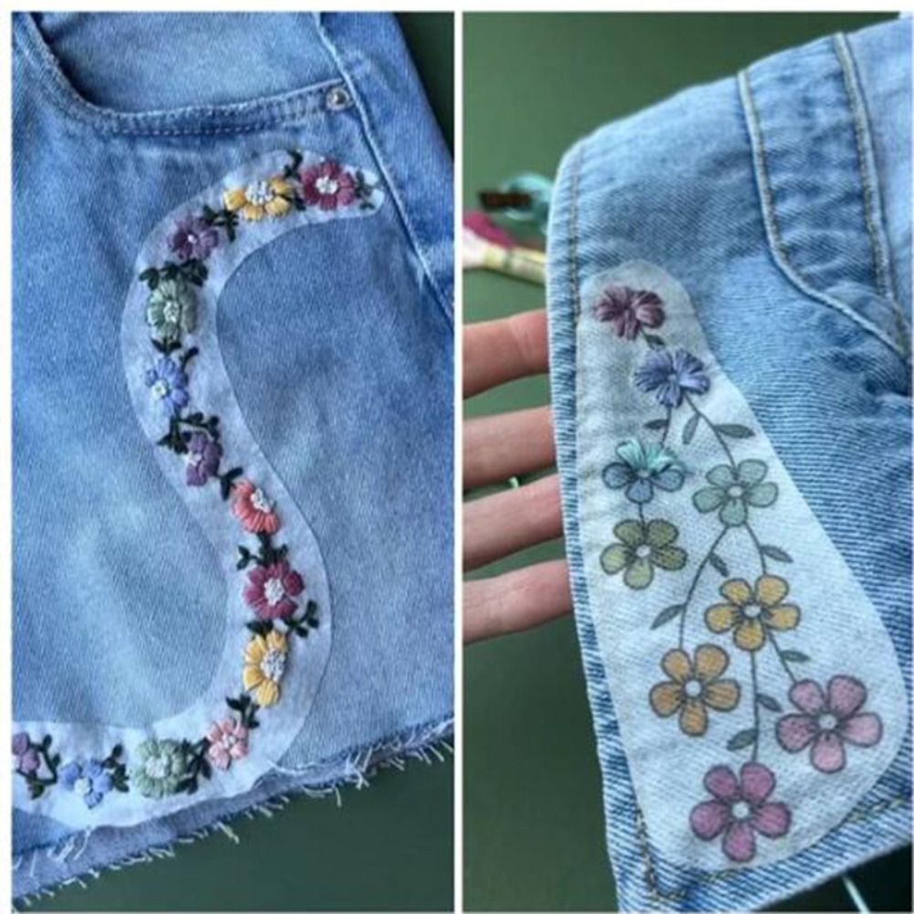 Papel de bordado de costura cr - Embroidery Flower Pattern reseña y precio