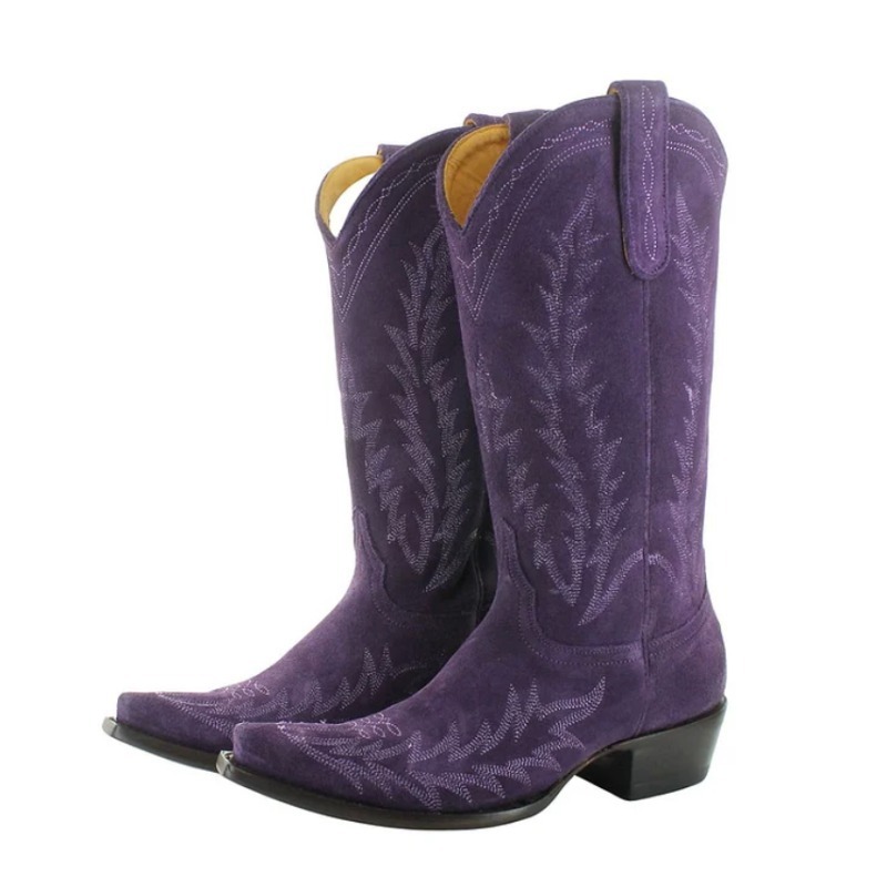 Botas vaqueras de media pantor - Embroidery Designer reseña y precio