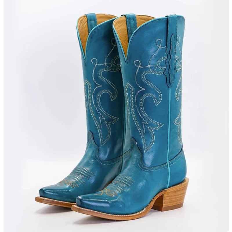 Botas vaqueras de media pantor - Embroidery Designer reseña y precio