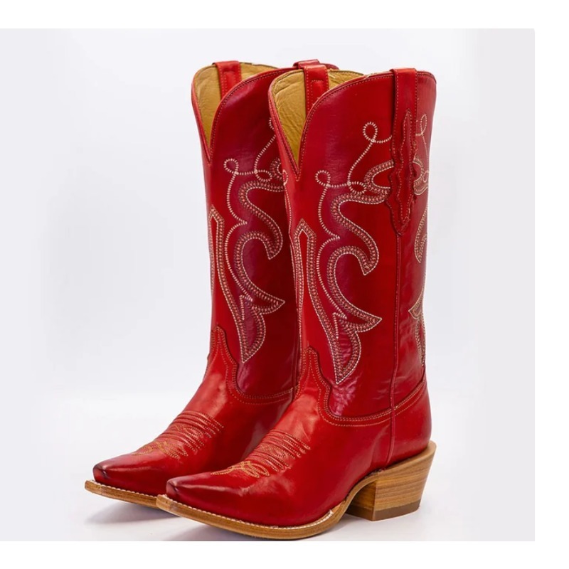 Botas vaqueras de media pantor - Embroidery Designer reseña y precio