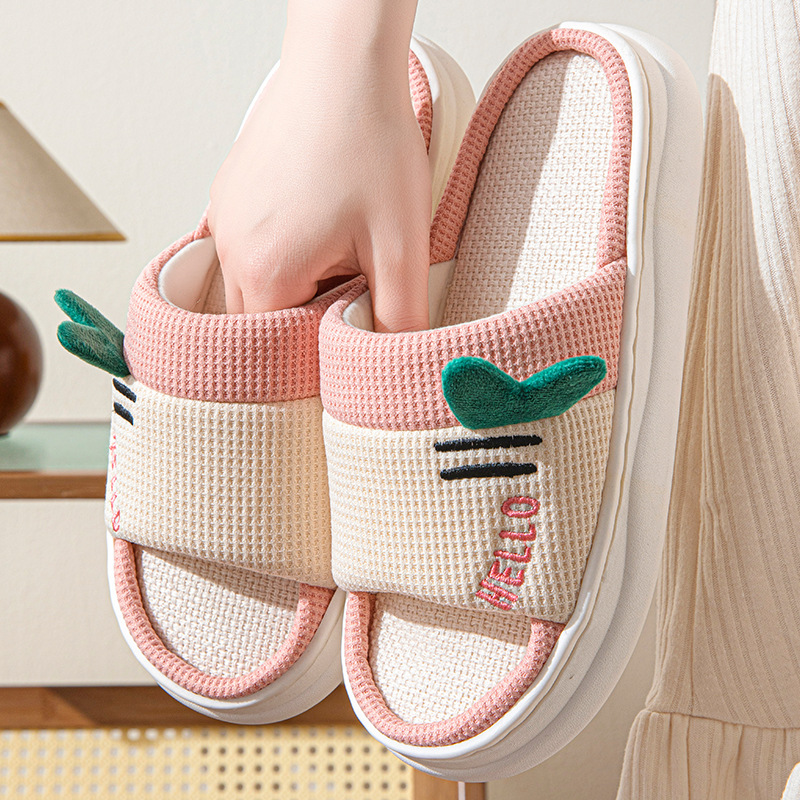 Pantuflas de Lino de Nuevo Est - Embroidery Flat Shoes reseña y precio