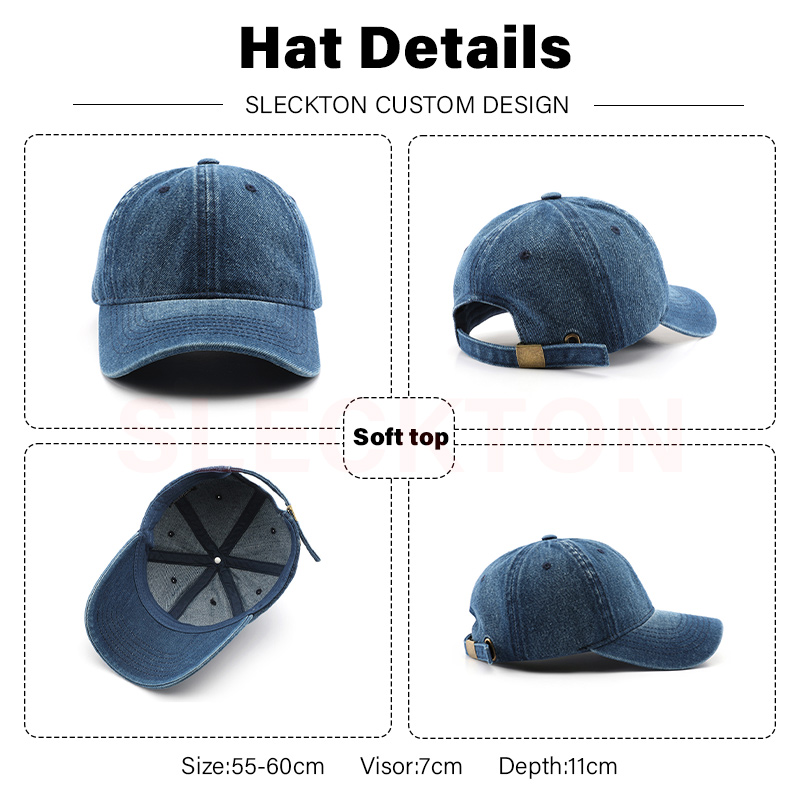 SLECKTON gorra de béisbol con  - Embroidery Design Logo reseña y precio
