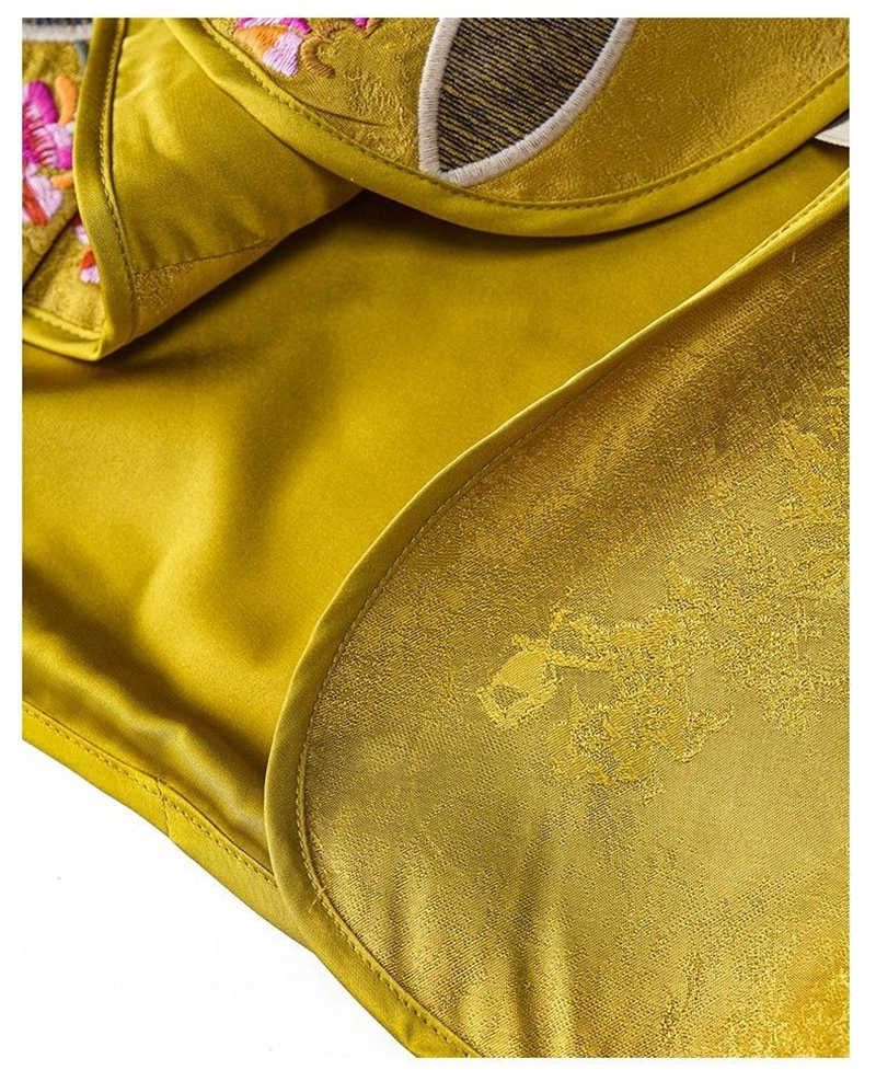 Chaleco de mujer con bordado e - Embroidery Yellow reseña y precio