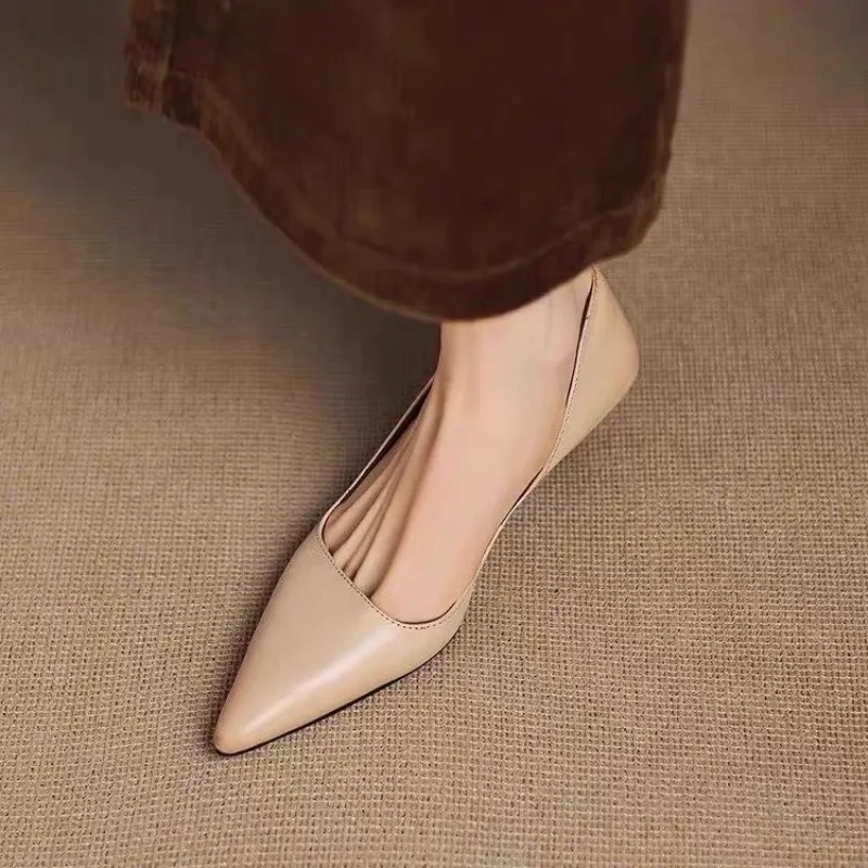 Tacones de aguja con punta est - Embroidery Flat Shoes reseña y precio