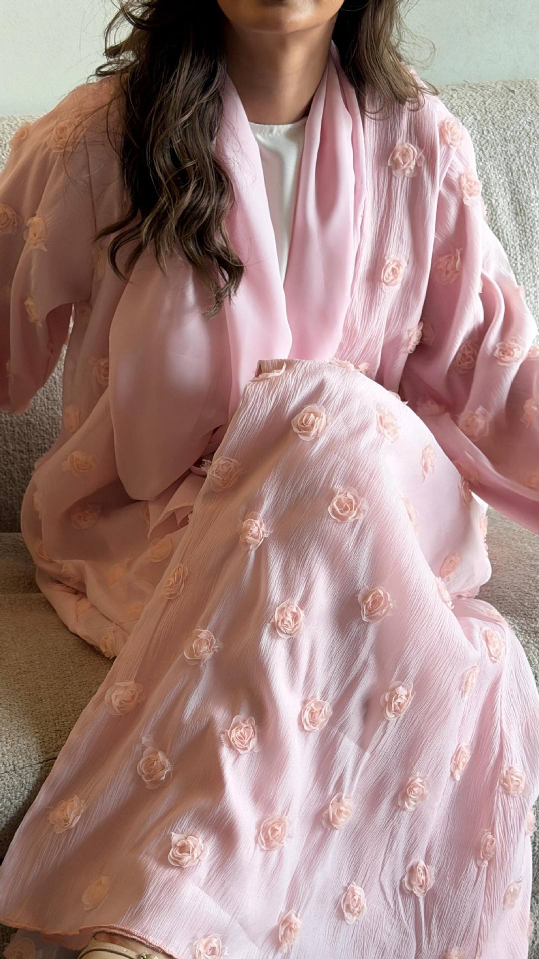 Conjunto de Vestido Abaya Abie - Embroidery Kebaya reseña y precio