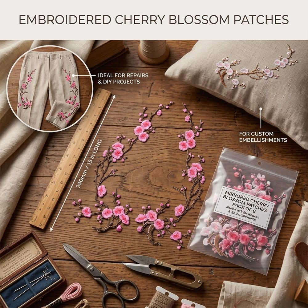 Parches termoadhesivos DIY de  - Embroidery Patch reseña y precio