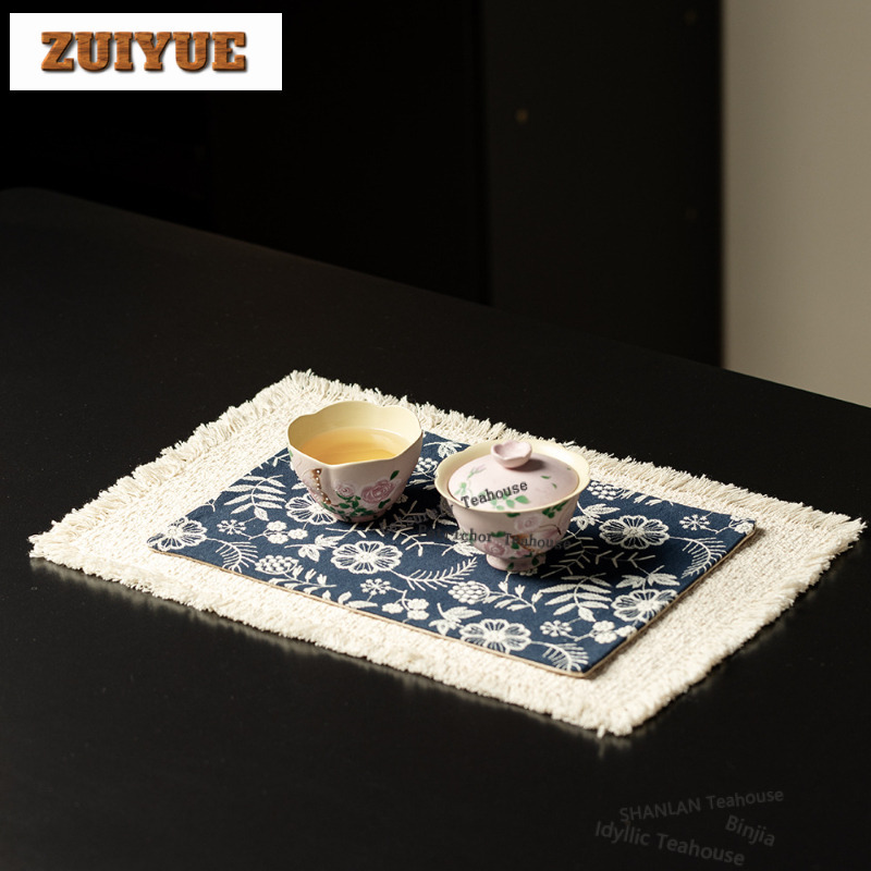Tapetes bordados de doble capa - Embroidery Cloth reseña y precio