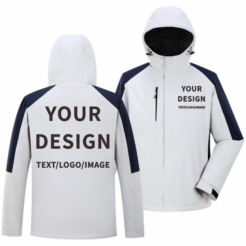 Chaqueta informal de invierno  - Embroidery Design Logo reseña y precio