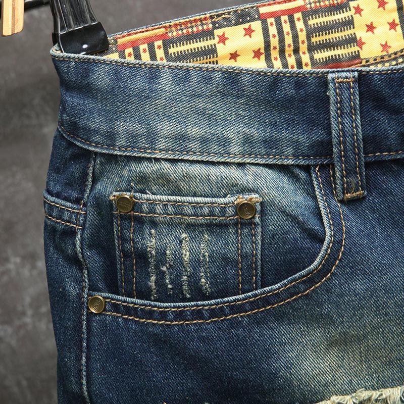 Pantalones cortos vaqueros de  - Embroidery Patch reseña y precio