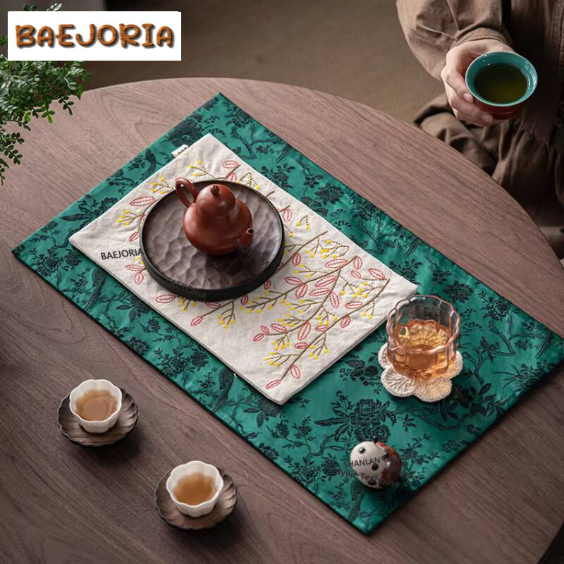 Paño de Té de Lona Bordado a M - Embroidery Cloth reseña y precio