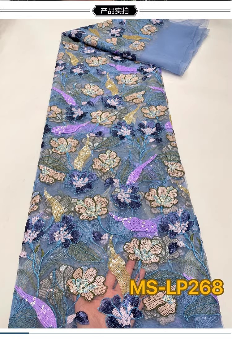 1 yarda de tela de lujo de dob - Embroidery Flower Pattern reseña y precio