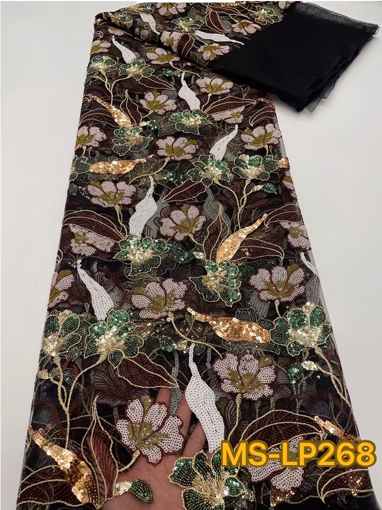 1 yarda de tela de lujo de dob - Embroidery Flower Pattern reseña y precio