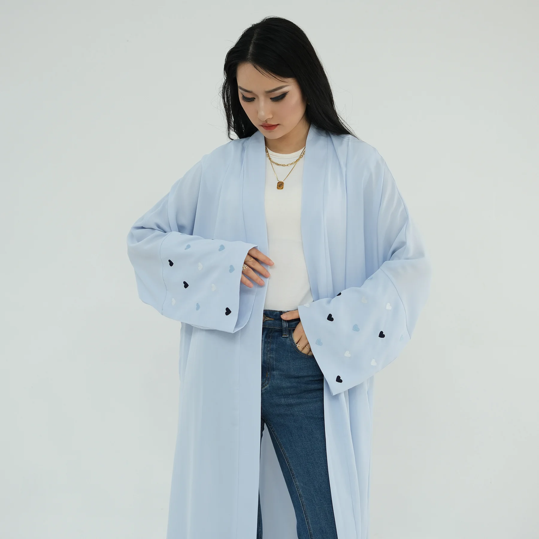 Túnica Larga con Bordado de Co - Embroidery Kebaya reseña y precio